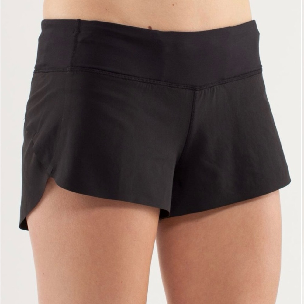 Lululemon Run: Speed Short *Naked Seam
Black